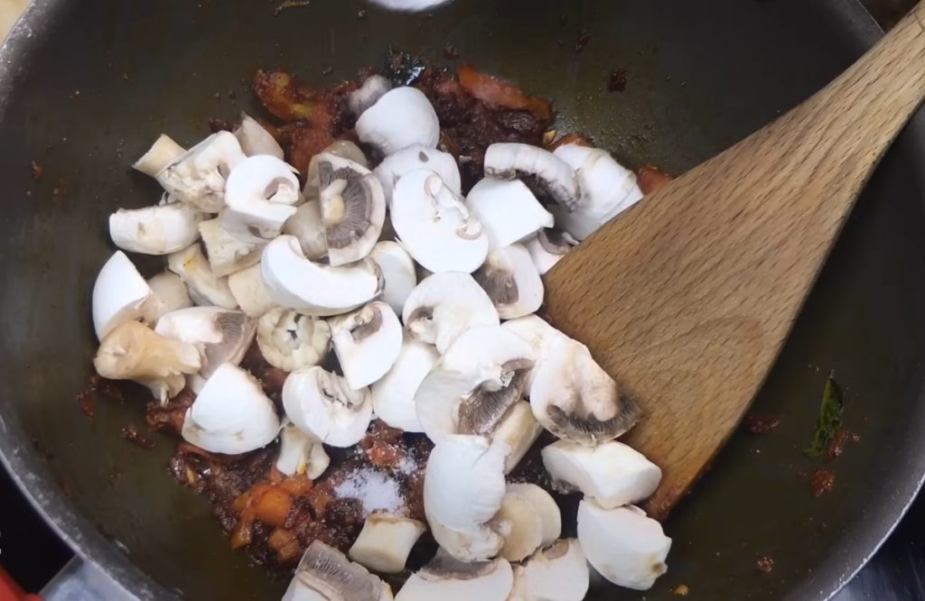 mushroom masala recipe